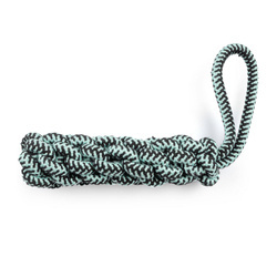 Szarpak pleciony turkusowy