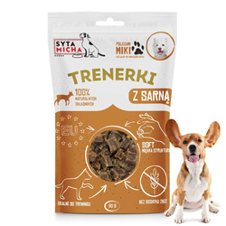 Syta Micha Trenerki z sarną dla psa 80g
